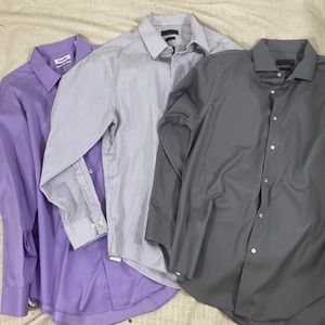 Set of 3 Mens Dress Shirts